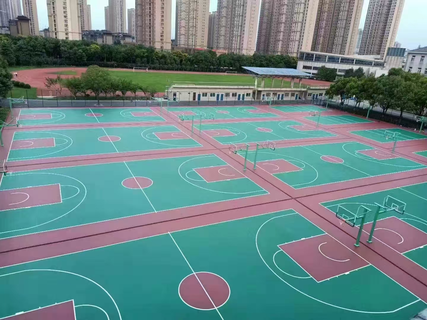 邯郸市硅pu篮球场丙烯酸球场， - 排名
